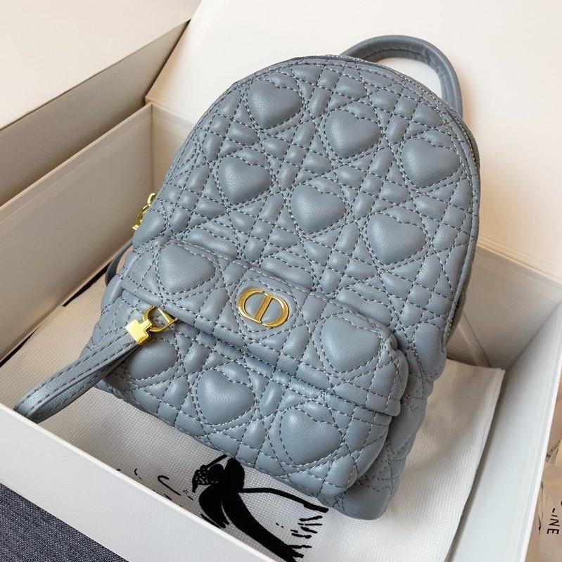 {Style No: GFYKFQNF} SMALL BACKPACK CLOUD BLUE CANNAGE LAMBSKIN