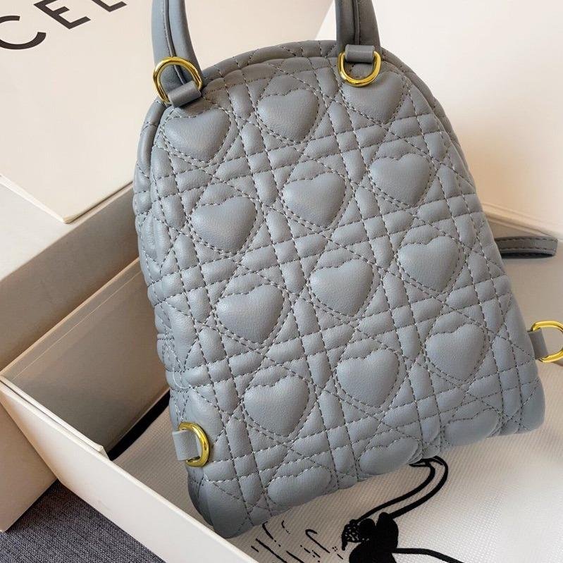 {Style No: GFYKFQNF} SMALL BACKPACK CLOUD BLUE CANNAGE LAMBSKIN - Image 3