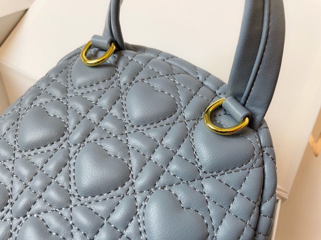 {Style No: GFYKFQNF} SMALL BACKPACK CLOUD BLUE CANNAGE LAMBSKIN - Image 7