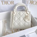 {Style No: DULC6E3V} MINI LADY 17 MY ABC WHITE LAMBSKIN