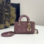 {Style No: HNOG4WPW} LADY D-JOY 16 MICRO PURPLE LAMBSKIN
