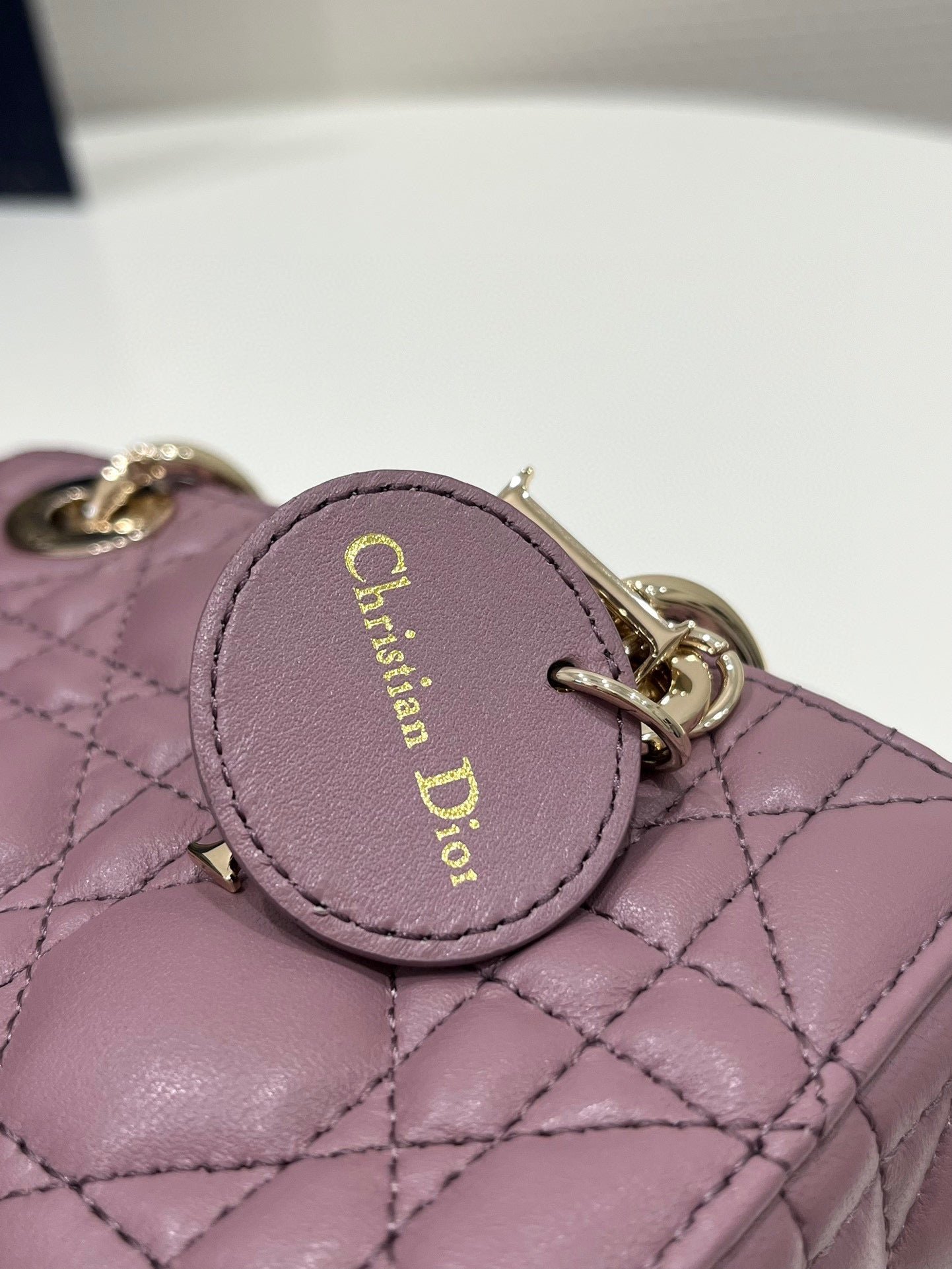 {Style No: HNOG4WPW} LADY D-JOY 16 MICRO PURPLE LAMBSKIN - Image 3