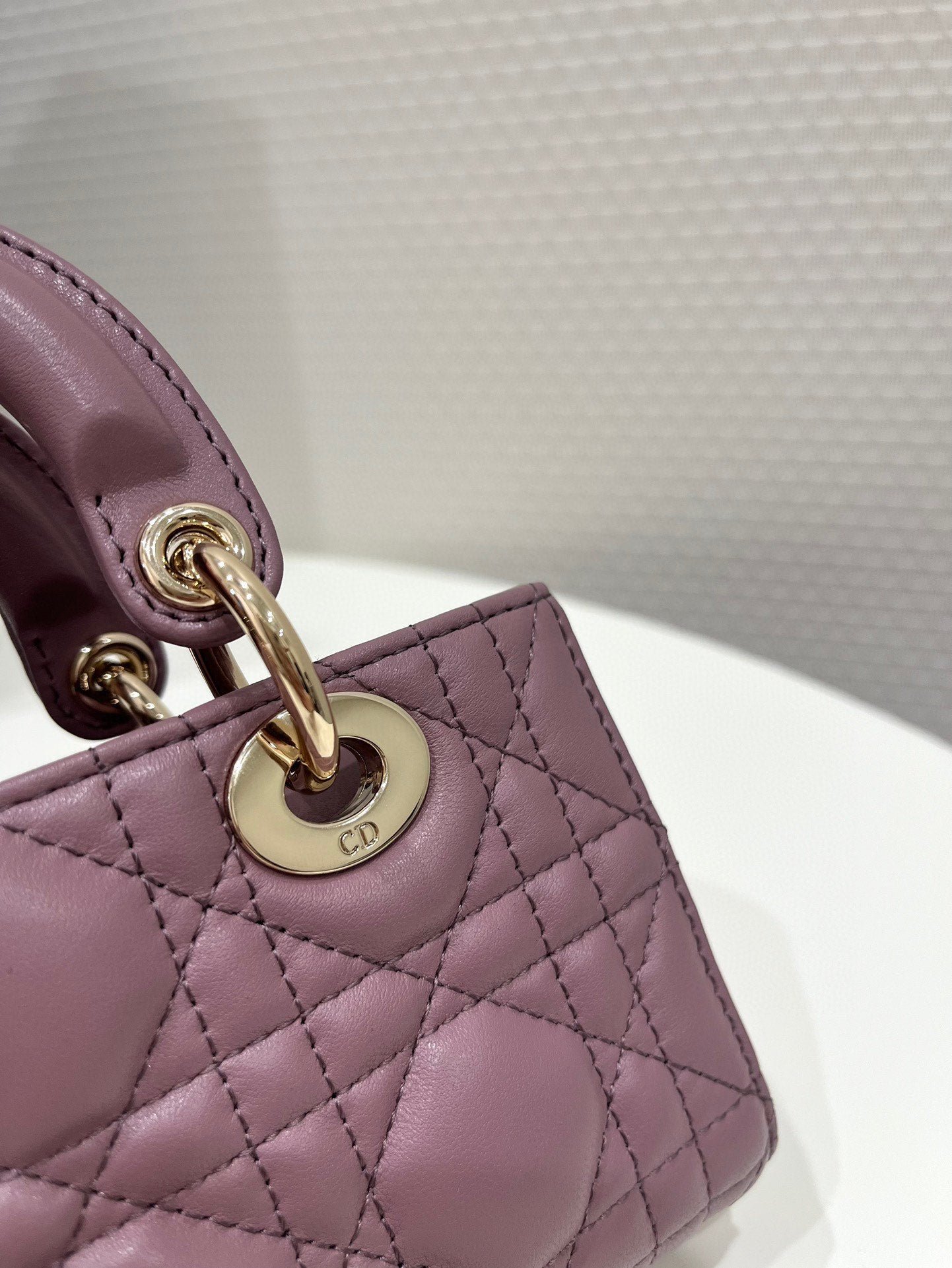 {Style No: HNOG4WPW} LADY D-JOY 16 MICRO PURPLE LAMBSKIN - Image 5