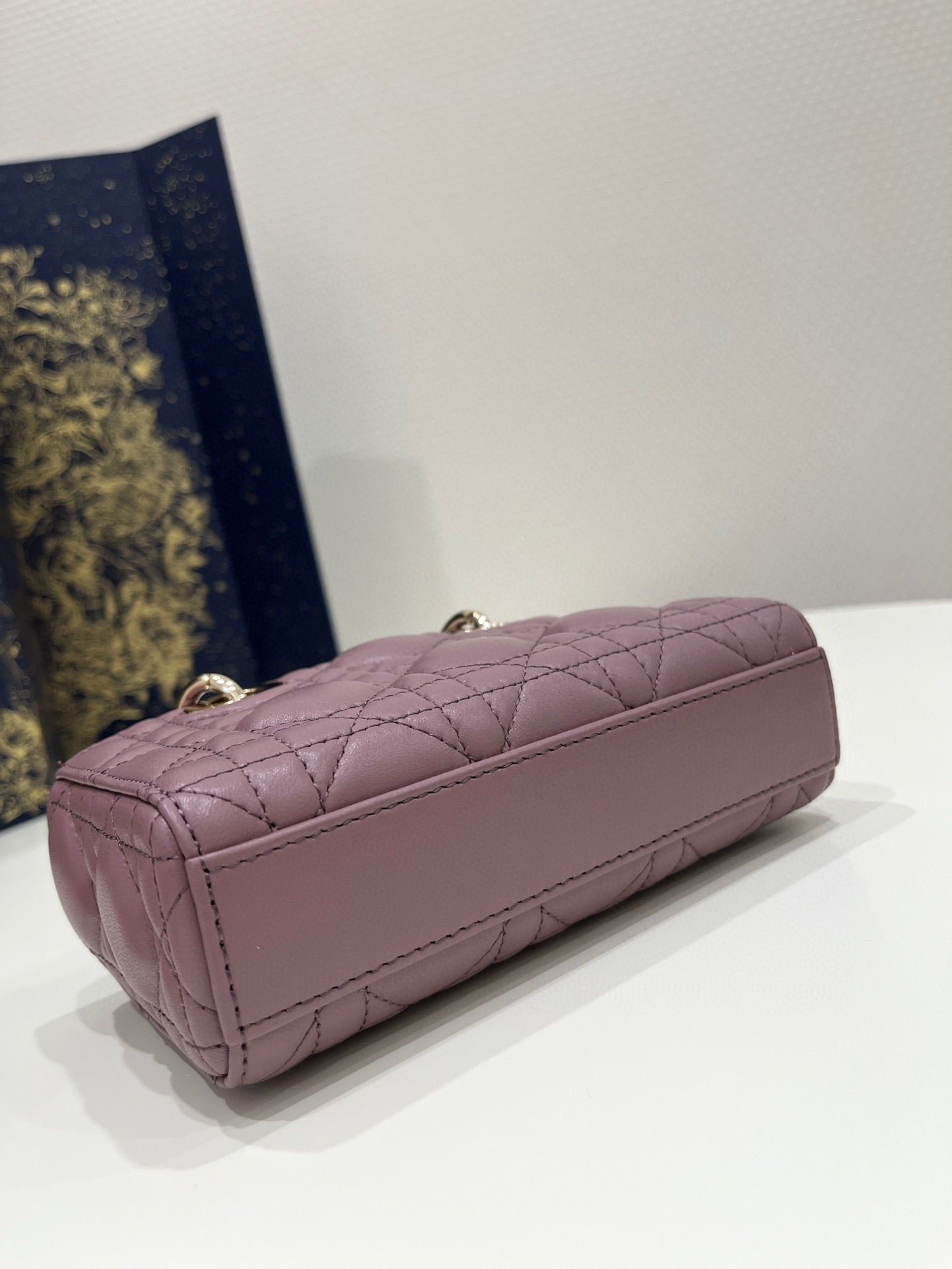 {Style No: HNOG4WPW} LADY D-JOY 16 MICRO PURPLE LAMBSKIN - Image 7