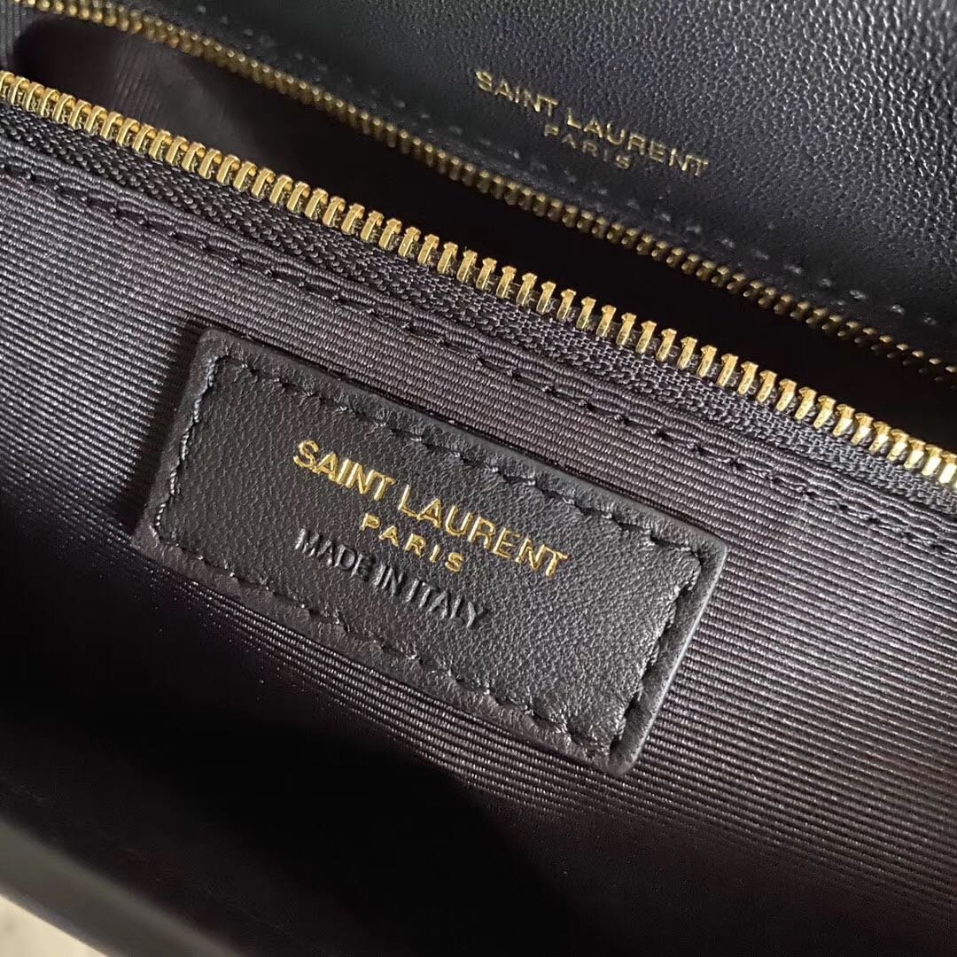 {Style No: Z8AW7KFV} KATE TASSEL 26 BLACK LAMBSKIN BAG - Image 6