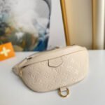 {Style No: DAOT2FF7} LV BUMBAG WAIST BAG 37 IN CREAM GRAINED CALFSKIN