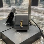 {Style No: T9FDPX6H} KAIA 18 HANDBAG IN BLACK CALFSKIN