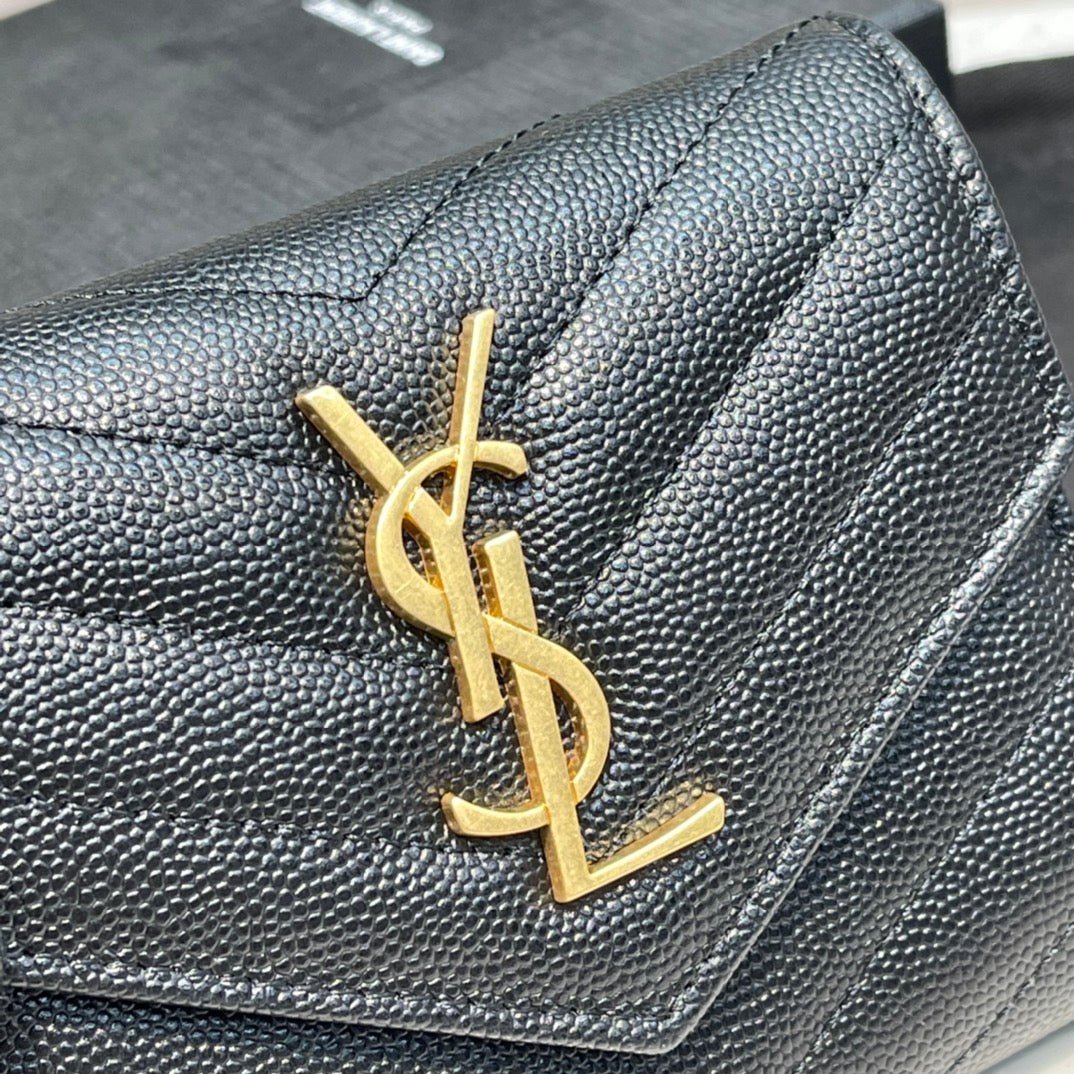 {Style No: QZYZC997} MONOGRAM 12 BLACK CALFSKIN CARD HOLDER - Image 6