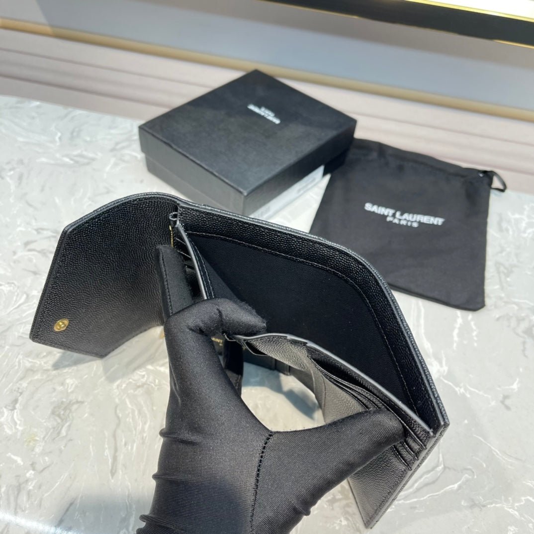 {Style No: QZYZC997} MONOGRAM 12 BLACK CALFSKIN CARD HOLDER - Image 8