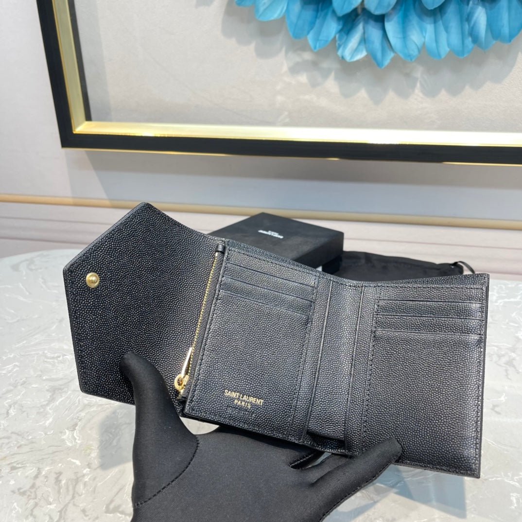 {Style No: QZYZC997} MONOGRAM 12 BLACK CALFSKIN CARD HOLDER - Image 9