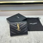 {Style No: QZYZC997} MONOGRAM 12 BLACK CALFSKIN CARD HOLDER