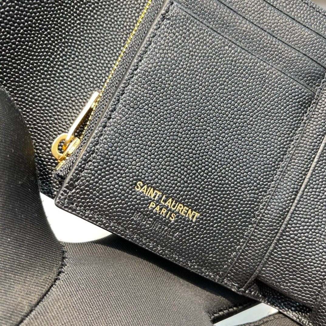 {Style No: QZYZC997} MONOGRAM 12 BLACK CALFSKIN CARD HOLDER - Image 7