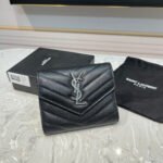 {Style No: 1Q18ZMGC} MONOGRAM 12 FULL BLACK CALFSKIN CARD HOLDER