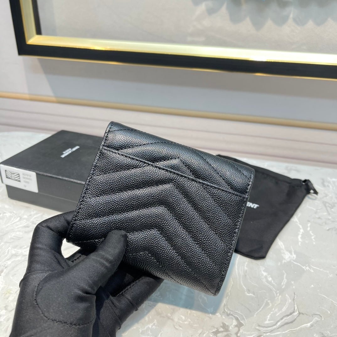 {Style No: 1Q18ZMGC} MONOGRAM 12 FULL BLACK CALFSKIN CARD HOLDER - Image 3