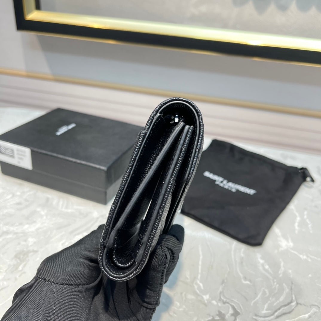 {Style No: 1Q18ZMGC} MONOGRAM 12 FULL BLACK CALFSKIN CARD HOLDER - Image 9