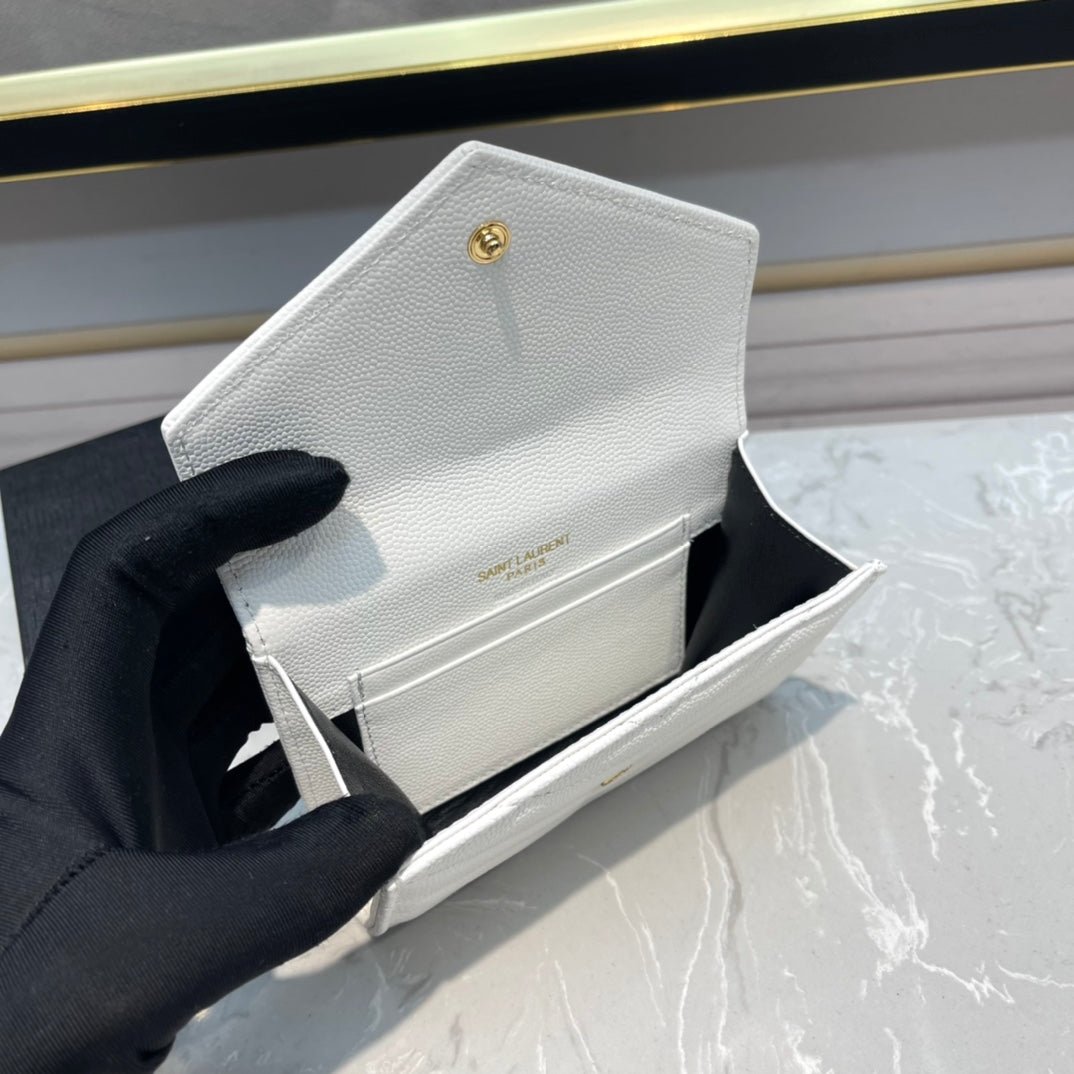 {Style No: HE8PVOTP} MONOGRAM 12 WHITE CALFSKIN CARD HOLDER - Image 7