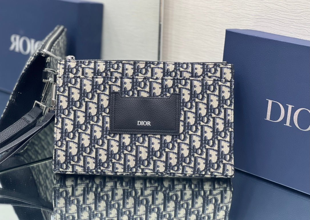{Style No: 5VHL3564} SADDLE 28 BAG IN BLUE OBLIQUE JACQUARD - Image 5