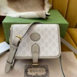 {Style No: BHAFP5ZP} MINI CROSSBODY 20 BAG WITH INTERLOCKING G IN BEIGE CANVAS