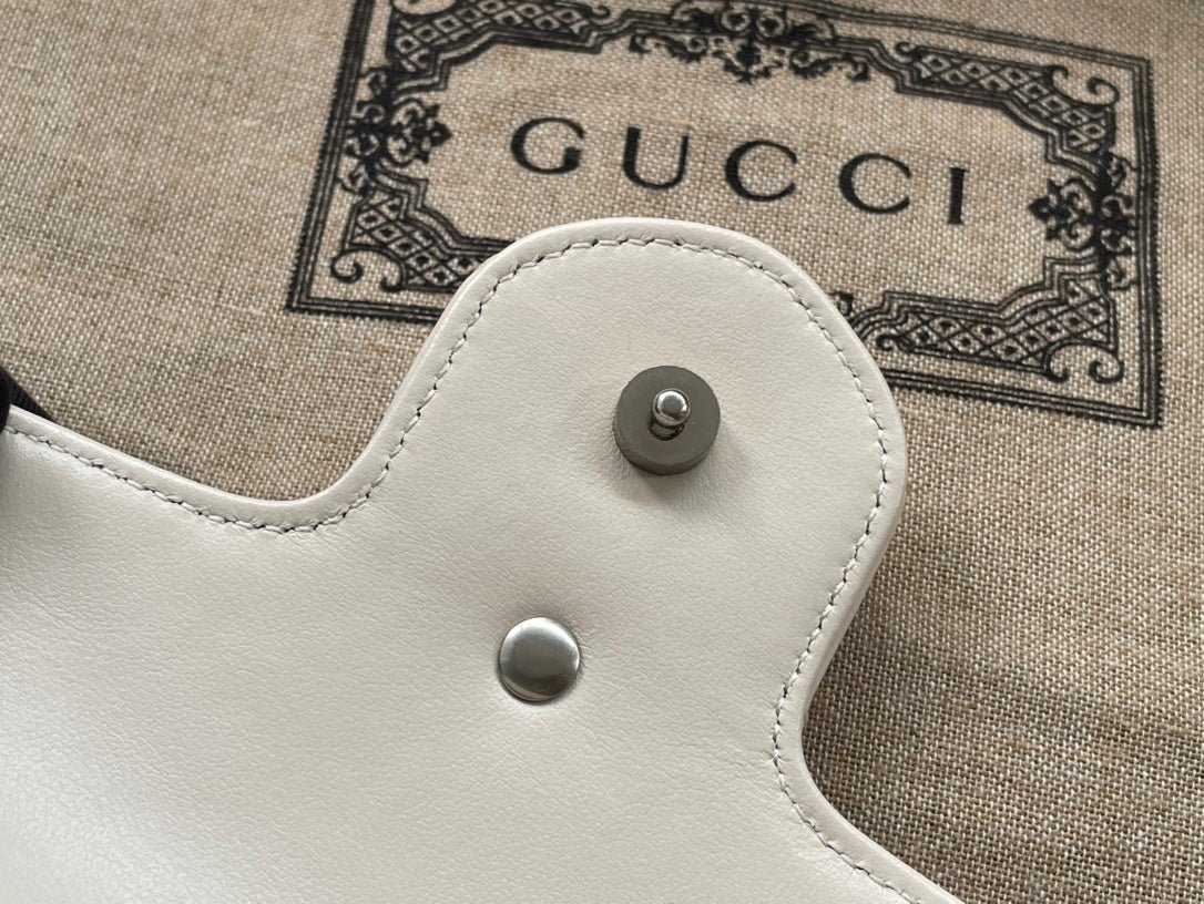 {Style No: KAYRTGJB} MARMONT MINI HANDBAG 16 IN WHITE CALFSKIN - Image 5