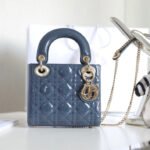 {Style No: I3UFN1MF} LADY 17 IN SKY AEGEAN BLUE WITH CANNAGE PATTERN