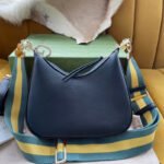 {Style No: CQ8P3Q3F} GG ATTACHE 23 SMALL SHOULDER BAG BLACK CALFSKIN