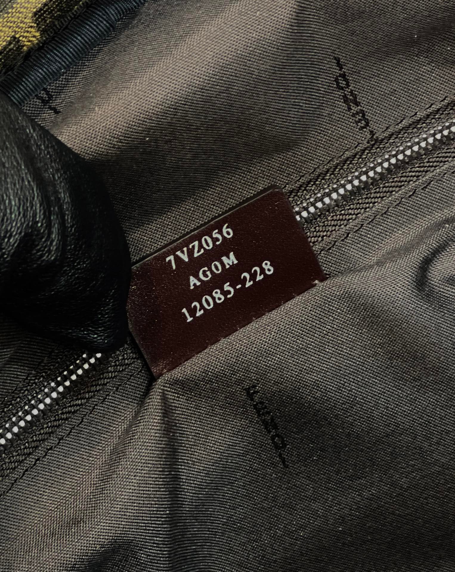 {Style No: 3ADP6NMM} FENDI STRIKE LARGE 46 FF MOCHA BROWN JACQUARD FABRIC BACKPACK - Image 7