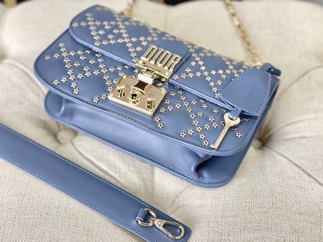 {Style No: PWZUVZ1Z} LIMITED BAG 21 IN SAPPHIRE BLUE LAMBSKIN - Image 5