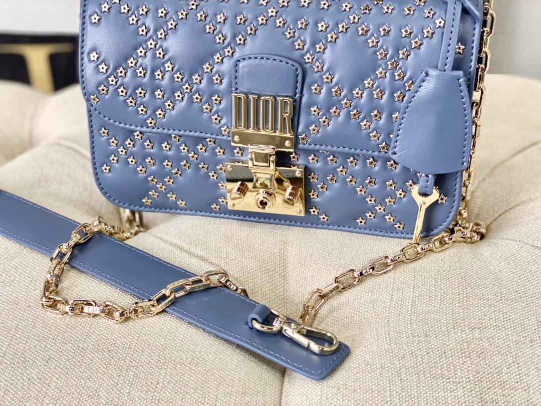 {Style No: PWZUVZ1Z} LIMITED BAG 21 IN SAPPHIRE BLUE LAMBSKIN - Image 7