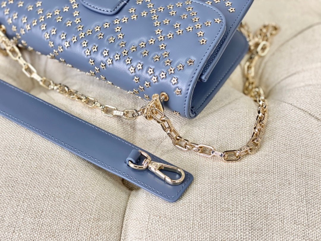 {Style No: PWZUVZ1Z} LIMITED BAG 21 IN SAPPHIRE BLUE LAMBSKIN - Image 8