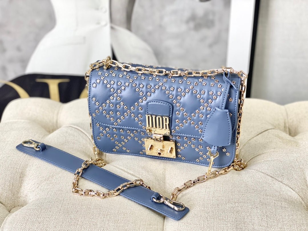 {Style No: PWZUVZ1Z} LIMITED BAG 21 IN SAPPHIRE BLUE LAMBSKIN - Image 2