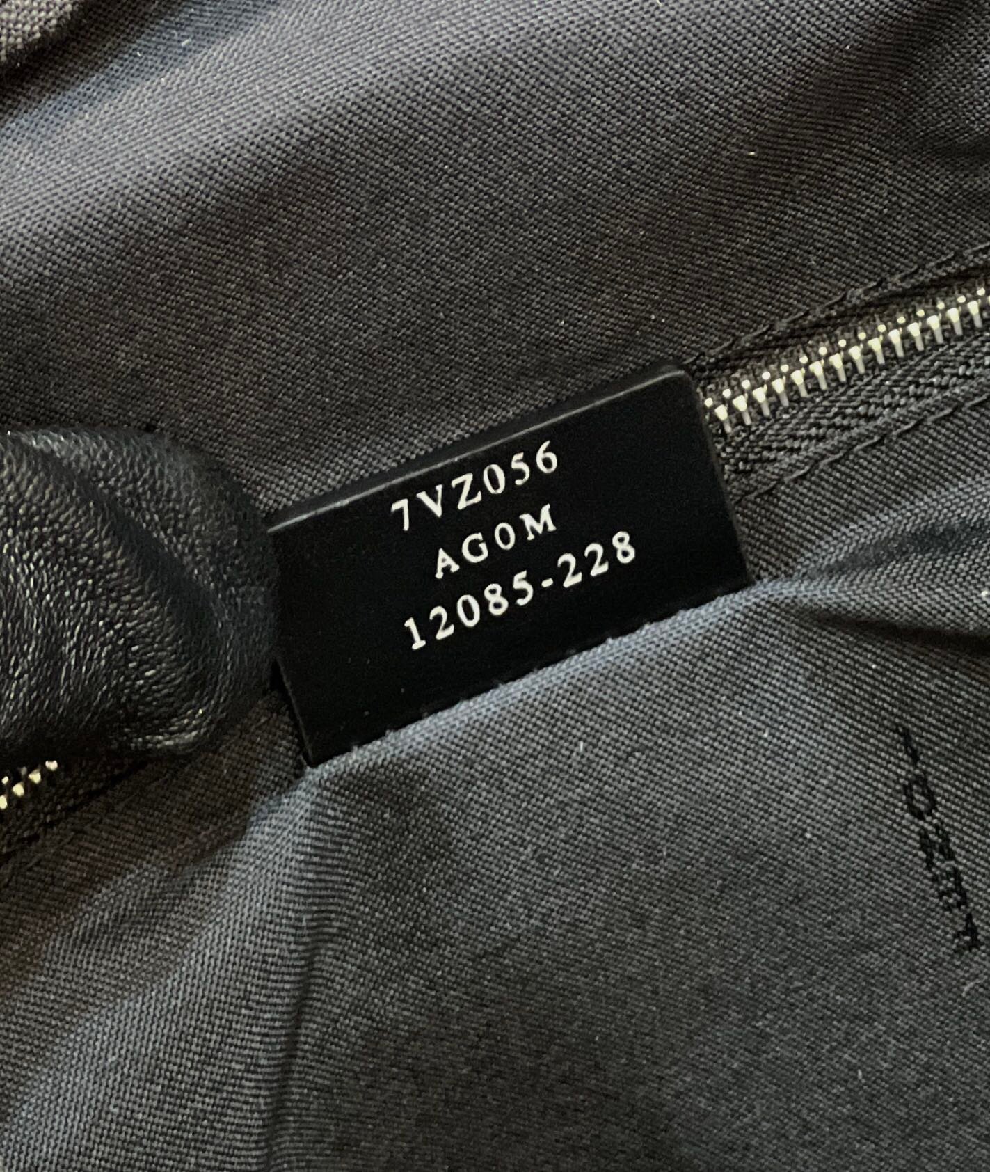 {Style No: 4NO2JYW4} FENDI STRIKE LARGE 46 FF BLACK JACQUARD FABRIC BACKPACK - Image 5