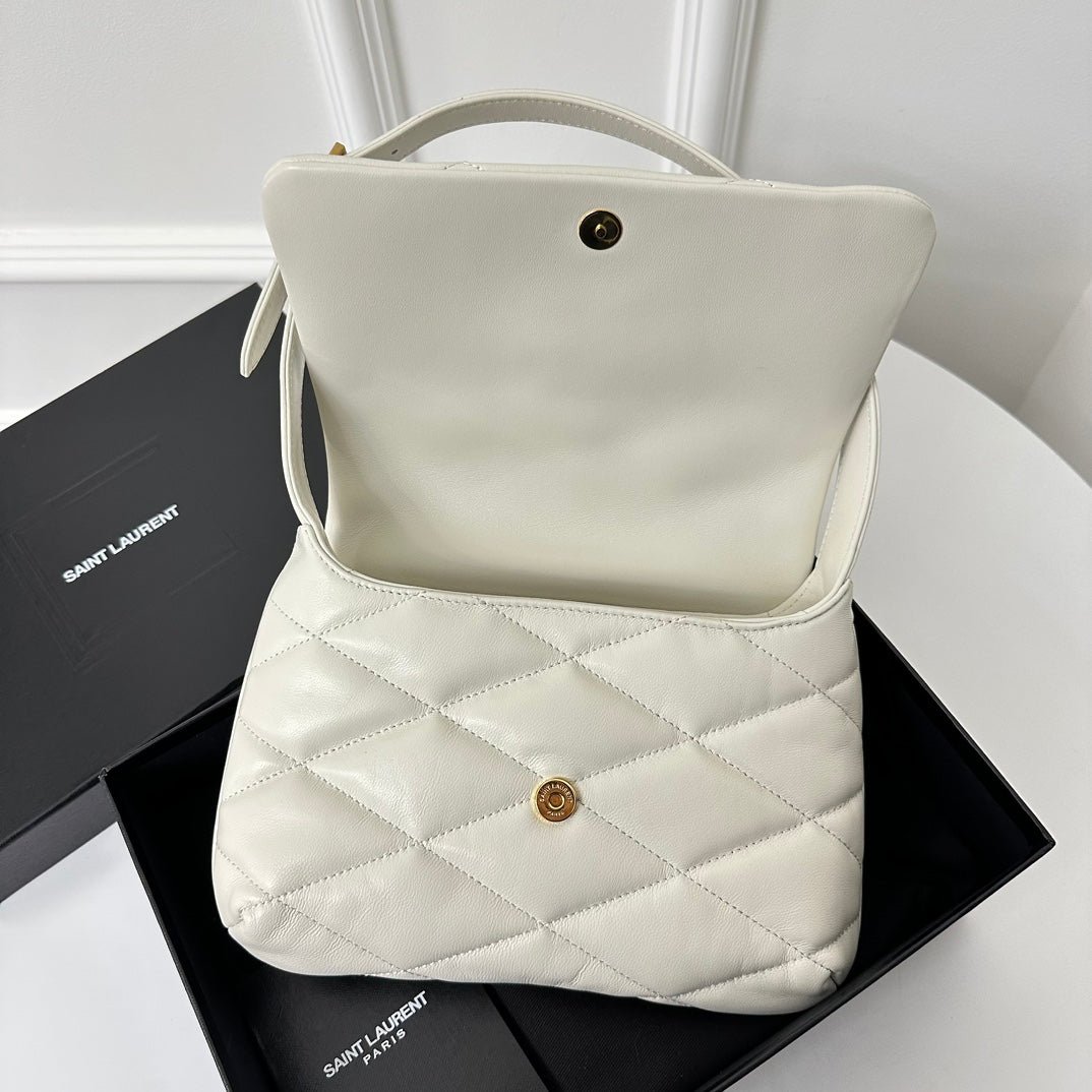 {Style No: 5A3L9TV8} LE 5 À 7 HANDBAG 24 IN WHITE LAMBSKIN - Image 2
