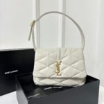 {Style No: 5A3L9TV8} LE 5 À 7 HANDBAG 24 IN WHITE LAMBSKIN