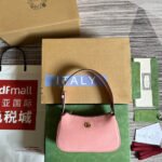 {Style No: I7RVBDBZ} APHRODITE MINI 21 SHOULDER BAG IN LIGHT PINK CALFSKIN