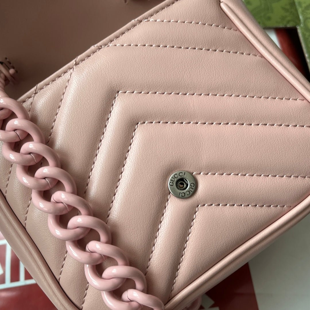 {Style No: C6SPXP52} MARMONT BAG 12 IN LIGHT PINK CALFSKIN - Image 3