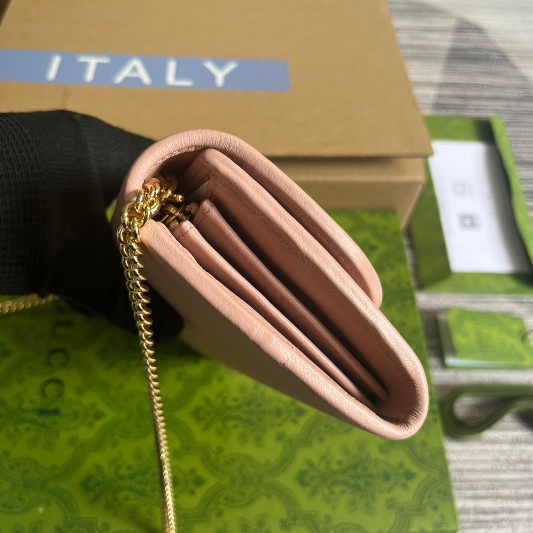 {Style No: JJPUBUAF} BLONDIE SHOULDER BAG 21 IN LIGHT PINK CALFSKIN GOLD HARDWARE - Image 4