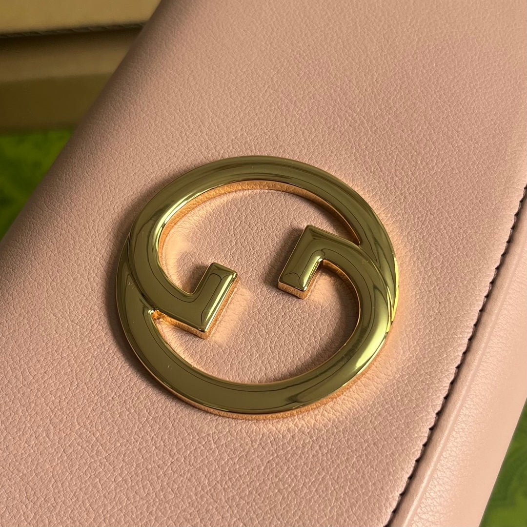 {Style No: JJPUBUAF} BLONDIE SHOULDER BAG 21 IN LIGHT PINK CALFSKIN GOLD HARDWARE - Image 7