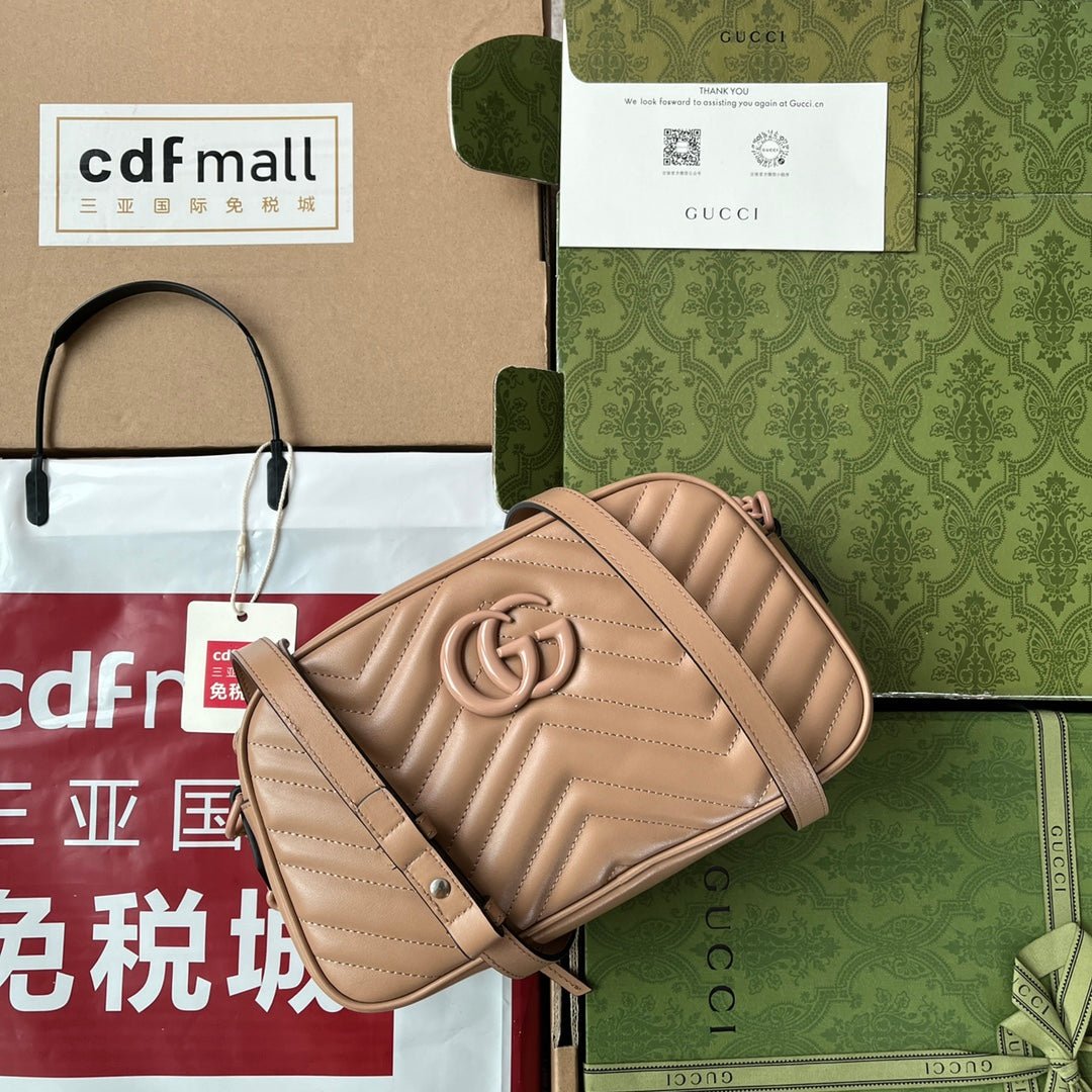 {Style No: LIUFD5TX} MARMONT SHOULDER BAG 24 IN BEIGE CALFSKIN