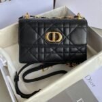 {Style No: S2ULMX9G} MINI CHAIN BAG 17 IN BLACK CALFSKIN