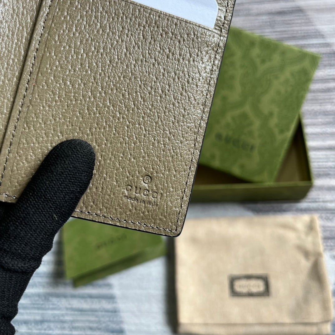 {Style No: N1QMJ3BJ} GG MARMONT 12 LONG WALLET IN MOCHA BROWN CALFSKIN - Image 7