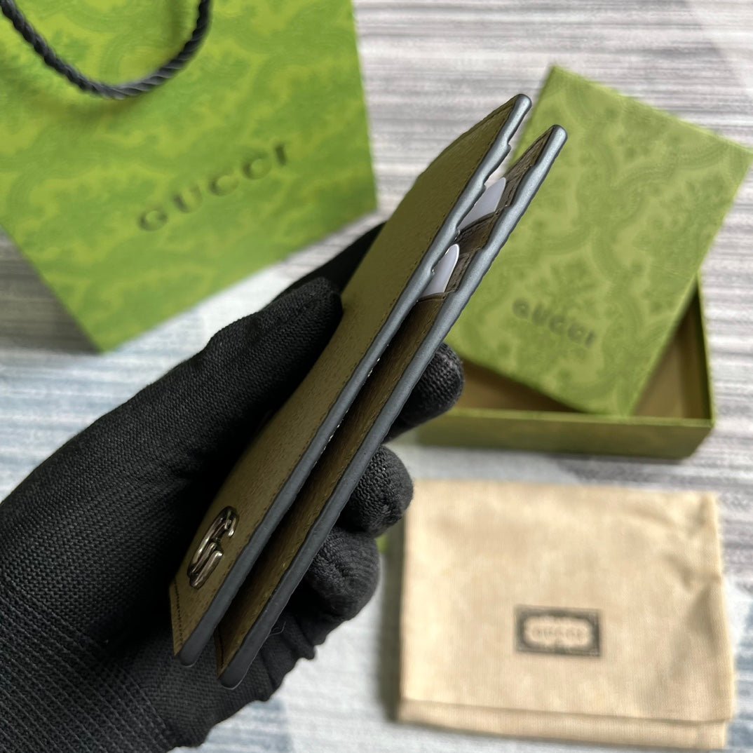 {Style No: N1QMJ3BJ} GG MARMONT 12 LONG WALLET IN MOCHA BROWN CALFSKIN - Image 5