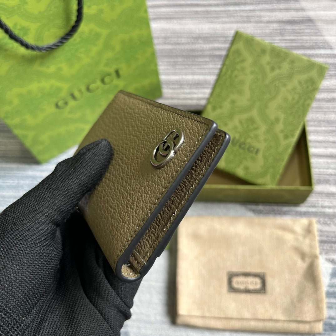 {Style No: N1QMJ3BJ} GG MARMONT 12 LONG WALLET IN MOCHA BROWN CALFSKIN - Image 8