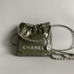 {Style No: APHOCYMN} CC HOBO MINI 20CM OLIVE LAMBSKIN