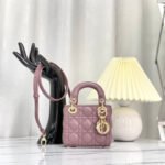 {Style No: 7N9OVIM5} MICRO LADY 12 BAG IN LIGHT PURPLE LAMBSKIN