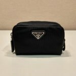 {Style No: 4QLN6XLY} PRA CLUTCH 12 IN BLACK RE-NYLON