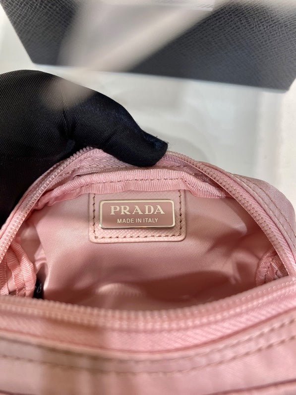{Style No: UAITQHSU} PRA CLUTCH 12 IN LIGHT PINK RE-NYLON - Image 5
