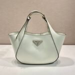 {Style No: IUM2LRYB} TOTE BAG 28 IN WHITE SHEEPSKIN GOLD LOGO