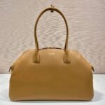 {Style No: QXSC4HTZ} LARGER TOTE BAG 48 WITH ZIPPER CLOSURE IN CIDER BROWN SMOOTH CALFSKIN