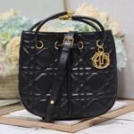 {Style No: CZBE43AU} MINI 27 NOLITA BAG IN BLACK MACROCANNAGE CALFSKIN