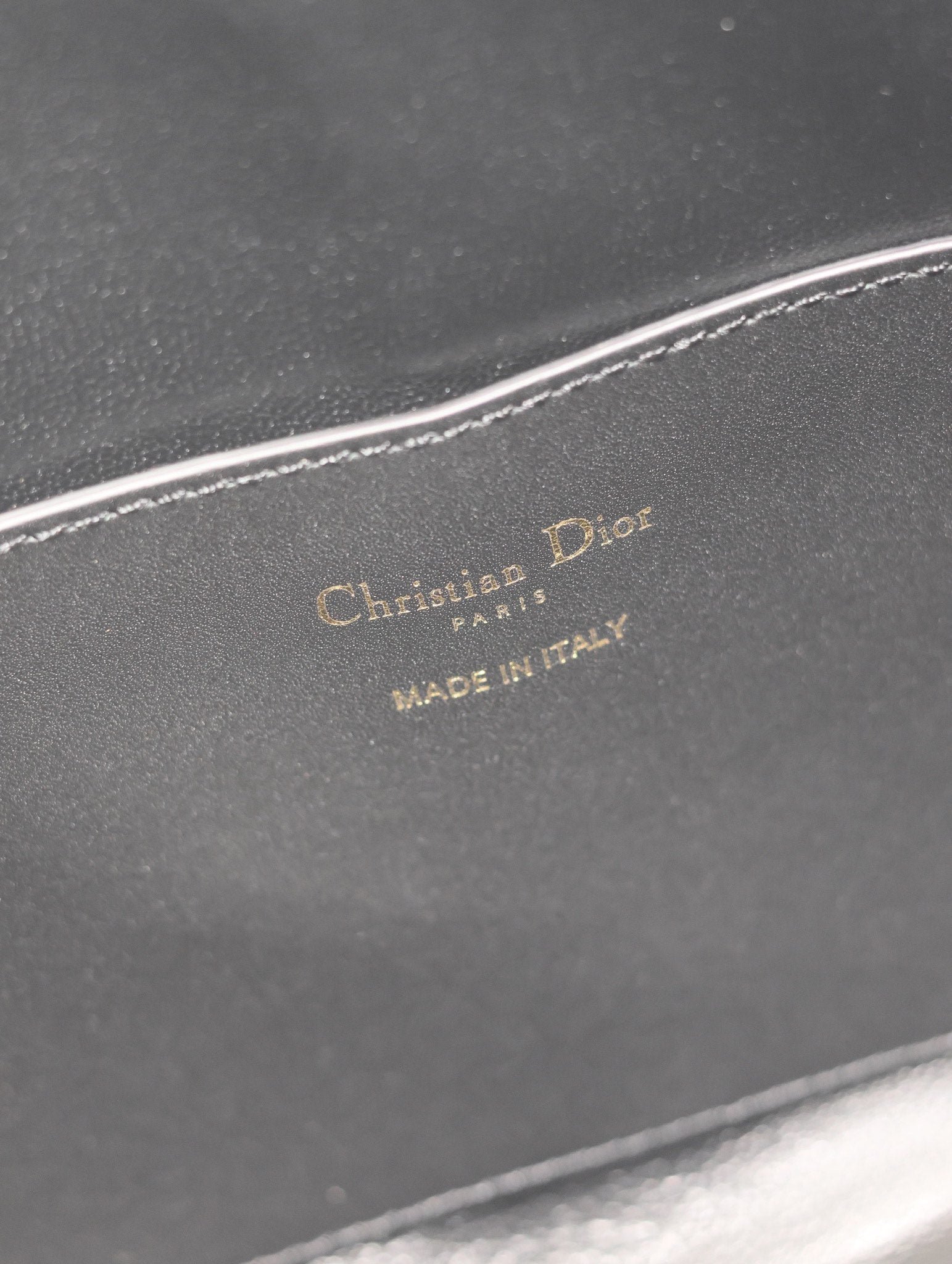 {Style No: NZF16AWY} MINI 27 NOLITA BAG IN BLACK SMOOTH CALFSKIN - Image 9